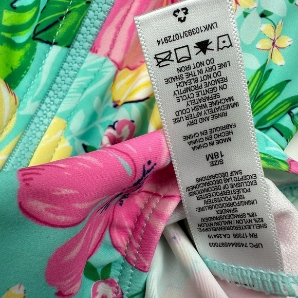 Little Me Tropical Surf Style Swimsuit Size 18 Months - Picture 5 of 5